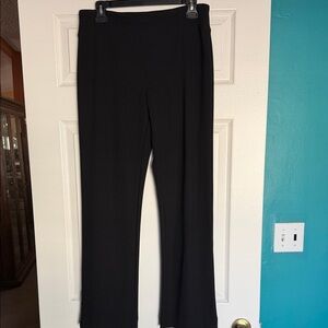 Boston Proper Black Boot-Cut Ponte Pants